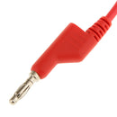 Stackable Banana Plug to Alligator Clip Cable Multimeter Test Lead Red