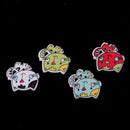 50Pcs Cute Cat Wooden Buttons 2-Holes for Kids Scrapbooking Embellishments