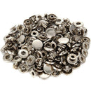 100Sets Colors 12.5mm Snap Fasteners Press Stud Button Clothing Fixing To ABI