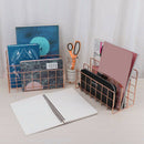 Mail Organizer, 3-Slot Mail Holder, Metal Wire Mail Sorter for Letters, Mai