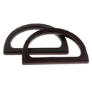 2pcs Wooden Bag Handle Replacement Wood Wooden Bag Handle DIY Purse Handle