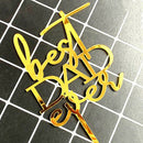 Acrylic Cake Topper Father's Day Party Cake Decorations Supplies Cuxake TopperJR