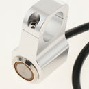 7/8" Motorcycle Handlebar Headlight Switch Stainless Steel Yellow Dirt Bike