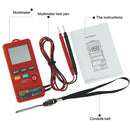 Handheld Digital Voltmeter Ohmmeter Multimeter AC DC Volt Tester Meter Red