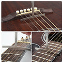 Luthier Stainless Steel String Action Ruler & Understring Radius Gauge Set