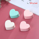 4Pcs Heart Candy Face Cosmetic Puff Cleansing Pad Sponge Wash Face Makeup Tool-