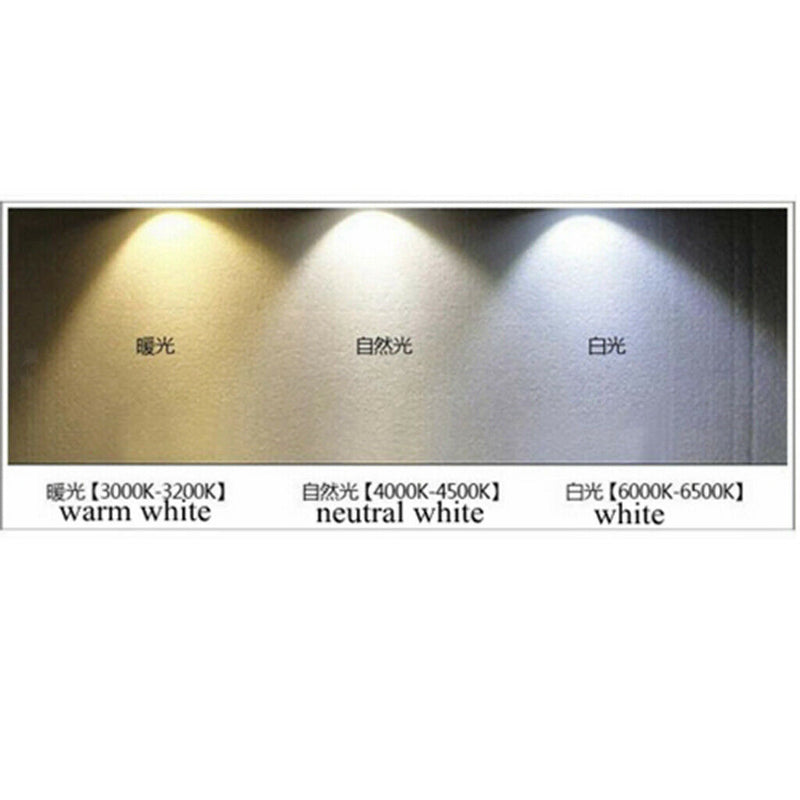 12V 3W Boat LED Spotlight Interior Reading Light Wall Lamp black 3000k