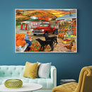 5D DIY Full Drill Diamond Painting Happy Farm Cross Stitch Embroidery Kit