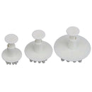 3pcs Snowflake Pattern Plunger Cutter Fondant Cake Cookie Biscuit Mold Craf
