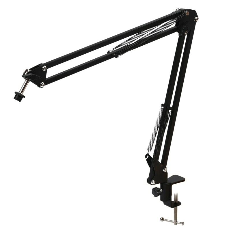 Pro Desktop Microphone Suspension Scissor Arm Microphone Stand Table Mounti