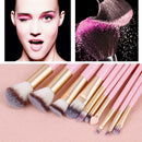 10pcs Makeup Brushes Foundation Powder Contour Concealer Blush Brush Set