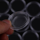 10Pcs 32mm plastic round applied clear cases coin storage capsules holder GTBX