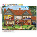 House 5D Diamond Painting Embroidery DIY Craft Needlework Home Decor Gift(A