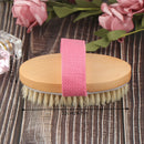 Natural Bristle Shower Body Brush Spa Bath Back Wooden Scrubber without Han  Bj