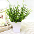 2 Bunches Artificial Eucalyptus Grass Green Leaves Plant Wedding Table Decor