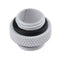 G1/4 Dual External Thread Hose Connector for PC Water Cooling System(White)