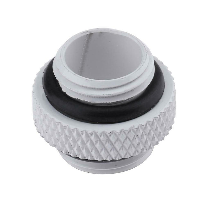 G1/4 Dual External Thread Hose Connector for PC Water Cooling System(White)