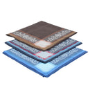 3x 100% Pure Cotton Mens Handkerchiefs Pocket Square Hankies for Formal Suit