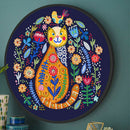 DIY Cat Special Shaped Diamond Painting Mural with Tassel Home Wall Decor