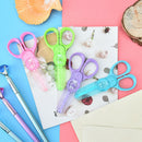 mini scissors handmade diy photo album lace plastic children safety scissors JR