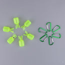 6pcs Shrimp Fishing Lure Cover Squid Jig Hook Protector D Keychain