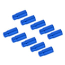 10 Pieces Bicycle Presta Air Valve Cap Wheel Rim Tyre Stem Dust Cover Blue