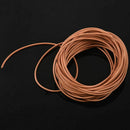 Lace strap lanyard leather natural natural color 2 mm L6E8