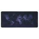 World Map Natural Rubber Large Gaming Mouse Pad Computer Keyboard Mat (XL) A