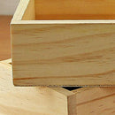 Plants Flower Pot Wooden Container General Storage Box Decoration Planter D