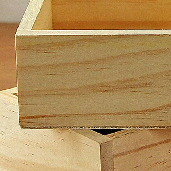 Plants Flower Pot Wooden Container General Storage Box Decoration Planter D