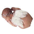 2pcs/set 0-6M Baby Leaf Hairband Feather Angel Wings Newborn Photo Props A