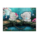 2 Bears 5D Diamond Painting Embroidery DIY Craft Cross Stitch Home Decor
