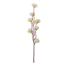 100 Artificial Daisy Flowers Flower Heads Bridal Clips Foral Craft DIY Beige