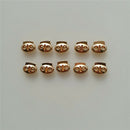 10pcs Alloy Dual Holes Toggle Cord Lock Ends Spring Adjuster String Stoppers