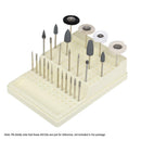 168Holes Dental Bur Block Holder Autoclave Disinfection Box Sterilizer Case Tool