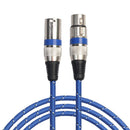 For Amplifier Microphone 3 Pin XLR Male to Female Audio Extension Cord Line