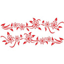 2x Vinyl Car Stickers Flower Vine Auto Body Styling Graphics Decals Decorations