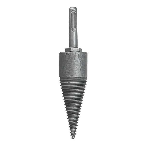 Metal Made Drill Bits Head Firewood Tools 42mm Wood Cone Log Round Handle
