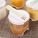 5pcs Creative Transparent Stackable Seasoning Cans Kitchen Spice Rack Condi Q2X3