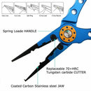 Aluminum Fishing Pliers Braid Cutters Split Ring Pliers Saltwater/Freshwate