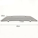1pc Carbon Steel Non-stick Cooling Rack Cooling Grid Baking Tray For Biscui