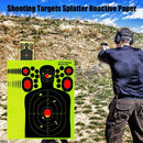 10PCS 14.5" Human Body Shape Training Target Paper Fluorescent Target Paper