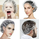 100Pcs Waterproof Disposable Extra Large Bath Shower Caps for Men Women Kids