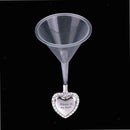 10pcs Clear Glass Cork Bottles Vial Wishing Bottle DIY
