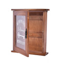 Wooden Key Box Cabinet Wall Mounted Keys Hooks Storage Holder With 6 HooksS Hn