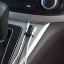 8pcs Car Wire USB Cable Holder Tie Clip Fixer Organizer Black Line Clamp A