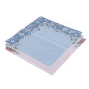 3x Handkerchiefs Classic Girls Hanky Comfy Soft Kerchiefs Ladies Hankie