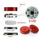 2x Universal Car Door LED Opened Warning Flash Light Kit Wireless Anti-collid
