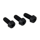 50pcs M2.5 x 6mm Nylon Phillips Cross Pan Head Machine Screws Black