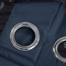 Waterproof Outdoor Curtain UV/Light Blackout for Patio Pivilion Blue 54x96"